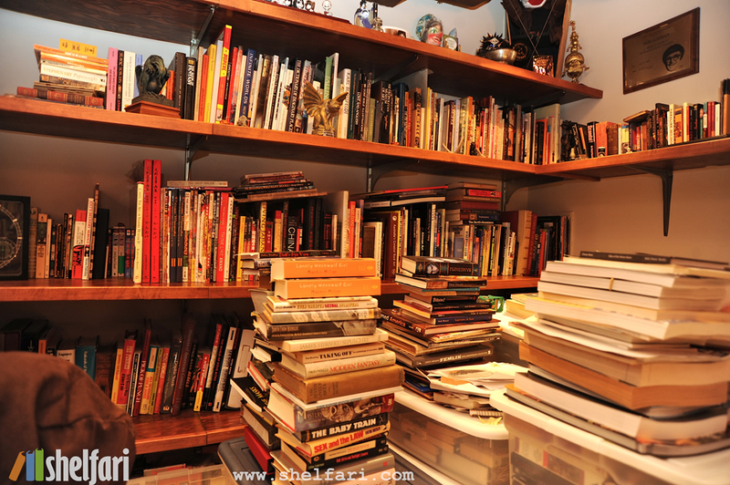 Illustration for article titled Take a Peek Inside Neil Gaiman's Library